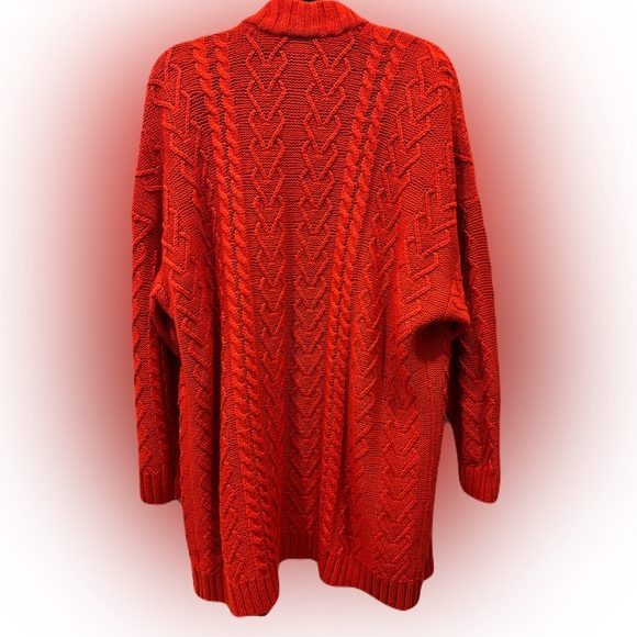 Torrid boyfriend red cardigan size 3 - Picture 3 of 5